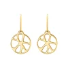 Boucles d'Oreilles Femme Dormeuses NENUPHAR Les Georgettes Les Essentielles Doré