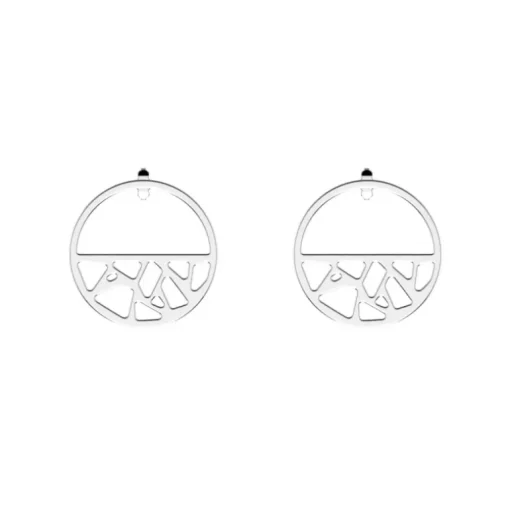 Boucles d'Oreilles Femme GIRAFE Les Georgettes Les Essentielles Argenté