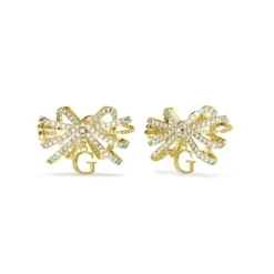 Boucles d'Oreilles Femme GUESS A BOW YOU JUBE Acier Doré