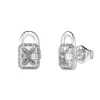Boucles d'Oreilles Femme GUESS SHINY PADLOCK Acier Argenté
