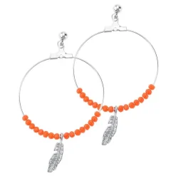 Boucles d'Oreilles Femme GO MADEMOISELLE Acier Argenté