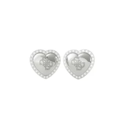 Boucles d'Oreilles Femme GUESS THAT'S AMORE Acier Argenté