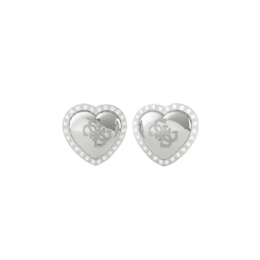 Boucles d'Oreilles Femme GUESS THAT'S AMORE Acier Argenté