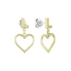 Boucles d'Oreilles Femme LACOSTE Acier Doré