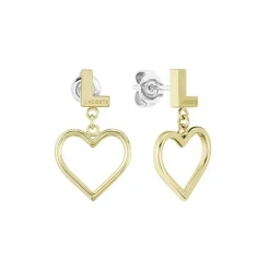 Boucles d'Oreilles Femme LACOSTE Acier Doré