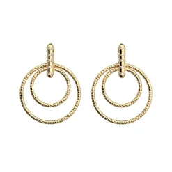 Boucles d'Oreilles Femme LES CADETTES PELAGE Laiton Doré