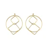 Boucles d'Oreilles Femme LES CADETTES COSMOS Laiton Doré