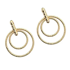 Boucles d'Oreilles Femme LES CADETTES PELAGE Laiton Doré