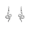 Boucles d'Oreilles Femme 16mm LES GEORGETTES SERPENT Laiton Argenté