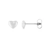 Boucles d'Oreilles Femme Puces EDORA Cœurs Acier Argenté EDO435120