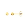 Boucles d'Oreilles Femme Puces EDORA Acier Doré EDO435136