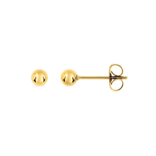 Boucles d'Oreilles Femme Puces EDORA Acier Doré EDO435136