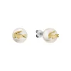 Boucles d'Oreilles Femme Puces LACOSTE Acier et Perles 2040432