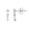 Boucles d'Oreilles Femme Puces EDORA ARGENT 925/1000 et Oxydes 70400662