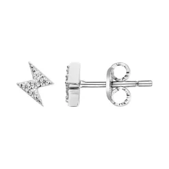 Boucles d'Oreilles Femme Puces EDORA ARGENT 925/1000 et Oxydes 70400471
