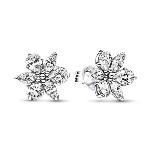 Boucles d'Oreilles Femme Puces Pandora ARGENT 925/1000 Herbier Scintillant 292633C01