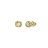 Boucles d'Oreilles Femme Puces Perfect Guess BIjoux Acier Doré et Oxydes JUBE04065JWYG