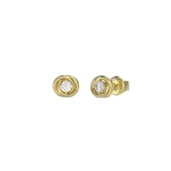 Boucles d'Oreilles Femme Puces Perfect Guess BIjoux Acier Doré et Oxydes JUBE04065JWYG