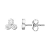 Boucles d'Oreilles Femme Puces EDORA ARGENT 925/1000 et Oxydes EDO70400559