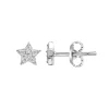 Boucles d'Oreilles Femme Puces Etoiles ARGENT 925/1000 et Oxydes EDO70400465