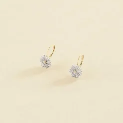 Boucles d'Oreilles Femme Pendantes AGATHA BLOSSOM Doré 02390503-256-TU