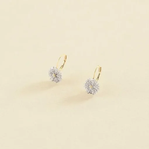 Boucles d'Oreilles Femme Pendantes AGATHA BLOSSOM Doré 02390503-256-TU