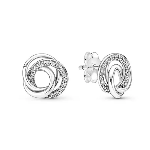 Boucles d'Oreilles Femme PANDORA CERCLES MA FAMILLE POUR TOUJOURS Argent 925/1000