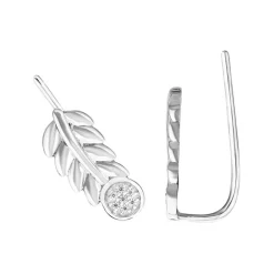 Boucles d'Oreilles Femme Pendantes EDORA ARGENT 925/1000 et Oxydes