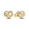 Boucles d'Oreilles Femme Pandora Moments Cœur Infini Scintillants 262667C01