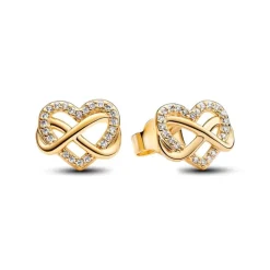 Boucles d'Oreilles Femme Pandora Moments Cœur Infini Scintillants 262667C01