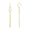 Boucles d'oreilles Femme Pendantes PHEBUS acier doré