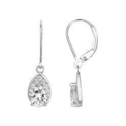 Boucles d'Oreilles Femme Pendantes EDORA ARGENT 925/1000 et Oxydes 70400523