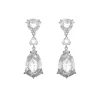 Boucles d'Oreilles Femme Pendantes Swarovski Mesmera Métal Argenté et Cristaux 5652038