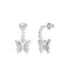 Boucles d'Oreilles Femme Pendantes Chrysalis Guess Bijoux Acier Argenté et strass JUBE04111JWYG