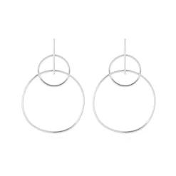 Boucles d'Oreilles femme pendantes Cassini AGATHA ARGENT 925/1000