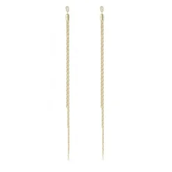 Boucles d'Oreilles Femme pendantes GUESS HOLLYWOOD GLAM métal doré