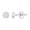 Boucles d'Oreilles Femme Puces ARGENT 925/1000 et Oxydes