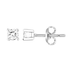 Boucles d'Oreilles Femme Puces ARGENT 925/1000 et Oxydes