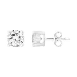 Boucles d'Oreilles Femme Puces ARGENT 925/1000 et Oxydes
