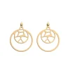 Boucles d'Oreilles Femme Pendantes Girafe Les Georgettes Les Essentielles Doré