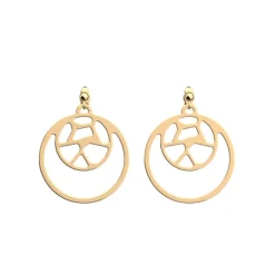Boucles d'Oreilles Femme Pendantes Girafe Les Georgettes Les Essentielles Doré