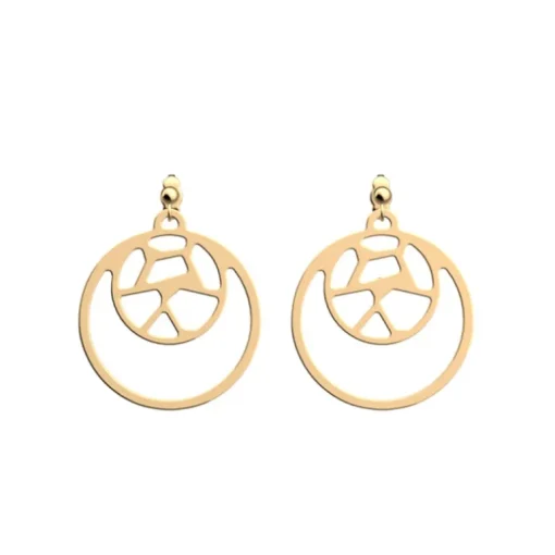 Boucles d'Oreilles Femme Pendantes Girafe Les Georgettes Les Essentielles Doré