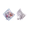 Boucles d'Oreilles Femme Pashmina UNA STORIA ARGENT 925/1000 Laqué Multicolore et Oxydes