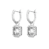 Boucles d'Oreilles Femme Pendantes Swarovski Una Métal Argenté et Cristaux 5638495