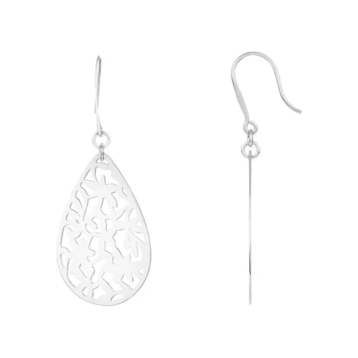 Boucles d'Oreilles Femme Pendantes PHEBUS Lydia Acier Argenté 841-046