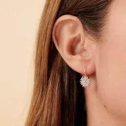 Boucles d'Oreilles Femme Pendantes AGATHA BLOSSOM Doré 02390503-256-TU