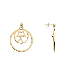 Boucles d'Oreilles Femme Pendantes Girafe Les Georgettes Les Essentielles Doré