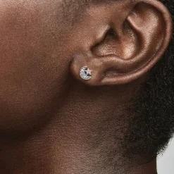 Boucles d’Oreilles Femme Puces Pandora Moments Lunes & Étoiles Scintillantes 292990C01