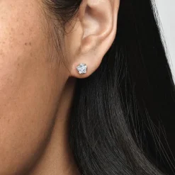 Boucles d'Oreilles Femme Pandora Moments Étoile Scintillante Céleste 290023C01
