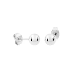 Boucles d'Oreilles Femme Puces EDORA Acier Argenté EDO435137